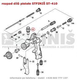 rozpad dl pistole STFINI ST-410